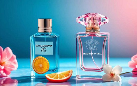Dolce & Gabbana Light Blue vs Versace Bright Crystal