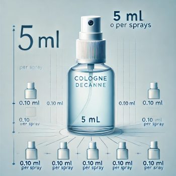 how many sprays of cologne in 5ml decant