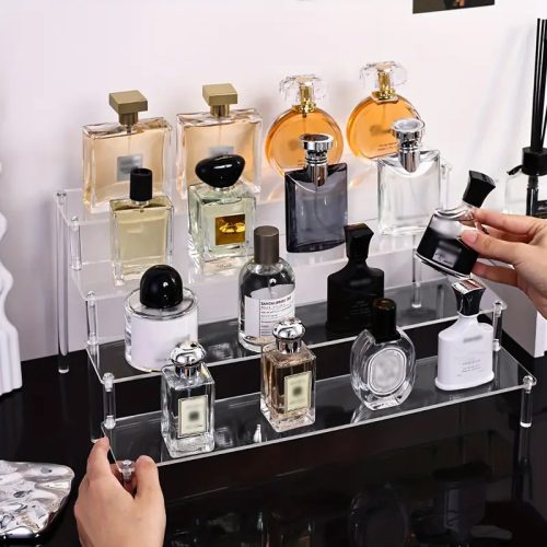 Acrylic Multi-Functional Tiered Perfume Organizer